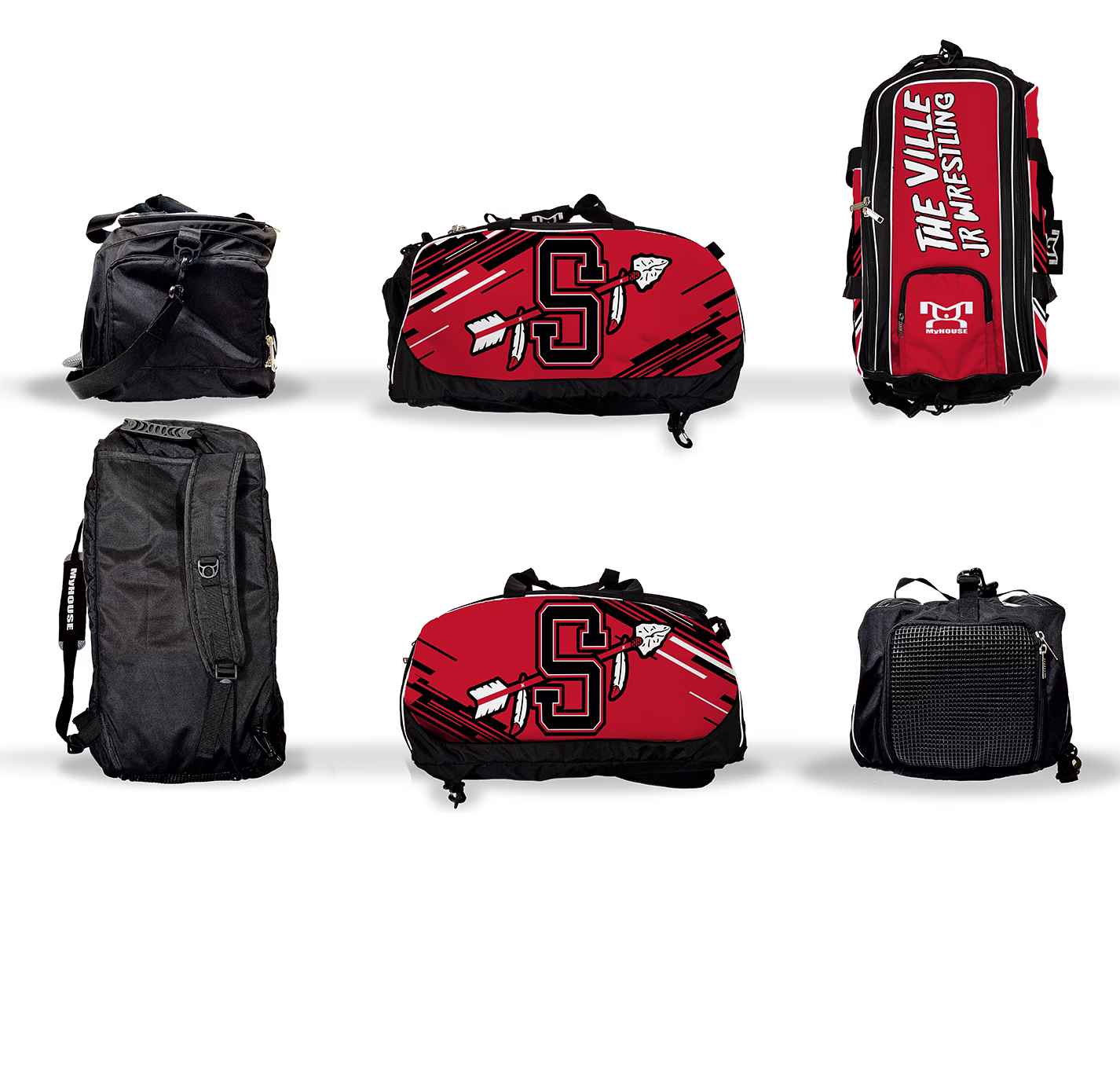 Sissonville JR Wrestling Conversion Duffel Bag/Backpack