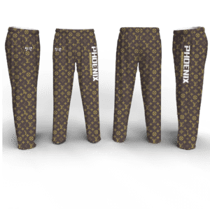 Phoenix Wrestling Club 2025 Brown Poly Fleece Pajama Pants