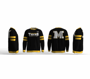Maplewood Junior Wrestling Black M Elite Sublimated Crewneck
