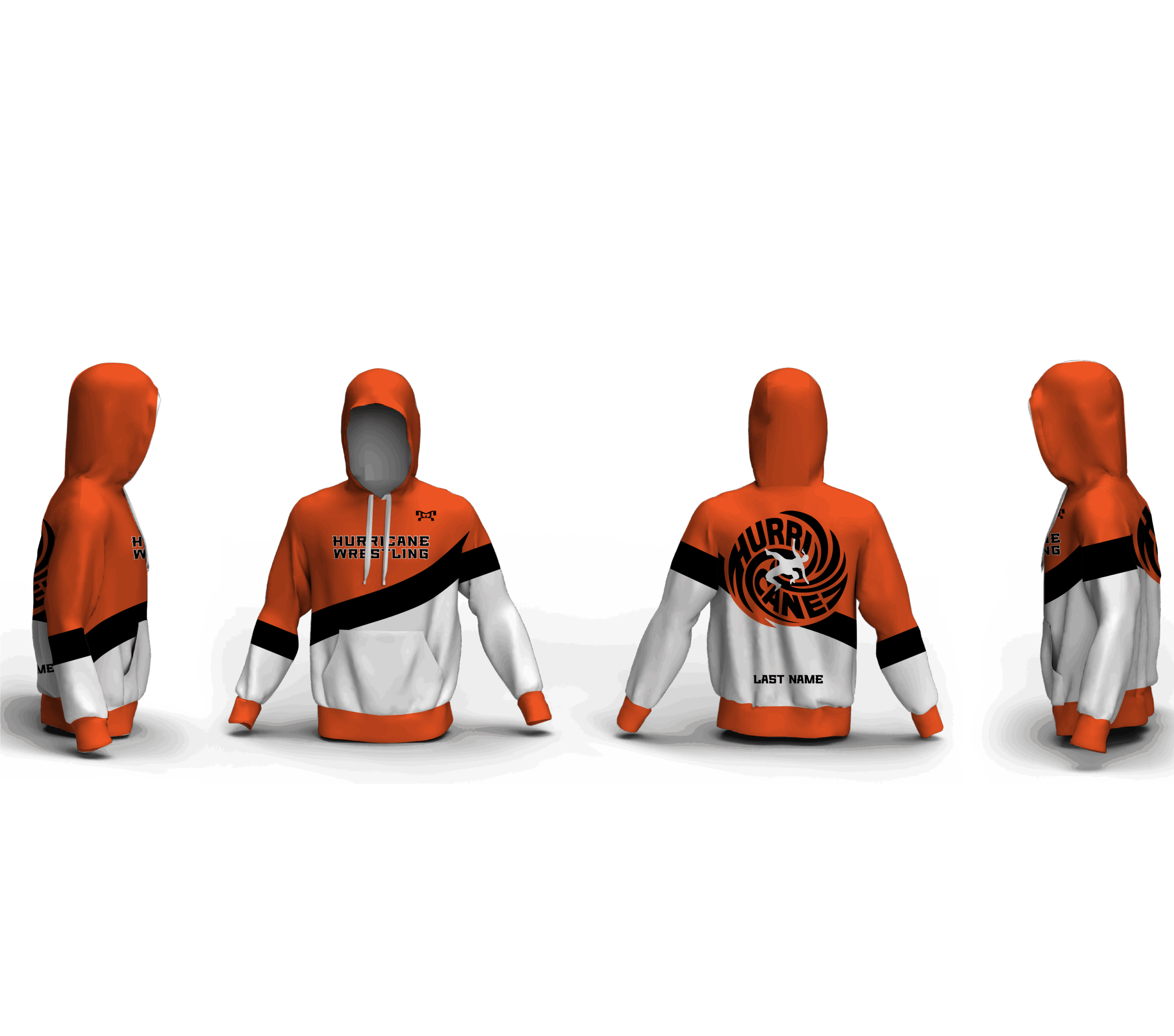 Wilmington High School Wrestling Elite Sublimated Hoodie