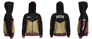 Whitehall Wrestling Club Custom Full Zip Hoodie