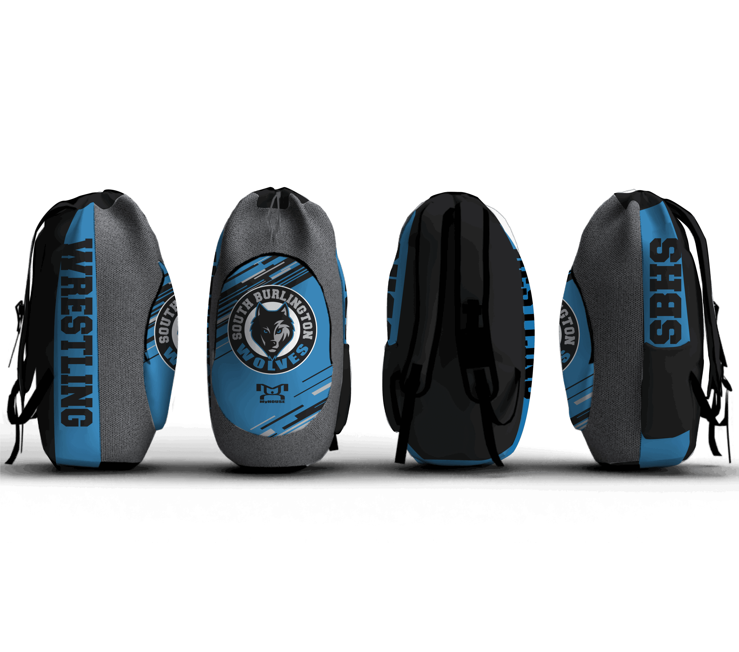 South Burlington High School Sublimated Custom Gear Bag