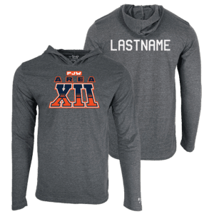 PJW Area XII Custom Heat Press Long Sleeve Hoodie T-Shirt