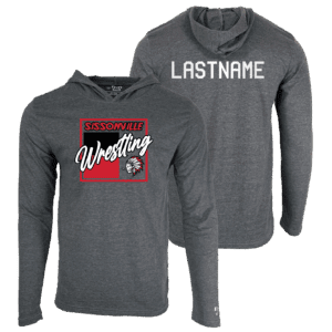 Sissonville JR Wrestling Custom Heat Press Long Sleeve Hoodie T-Shirt