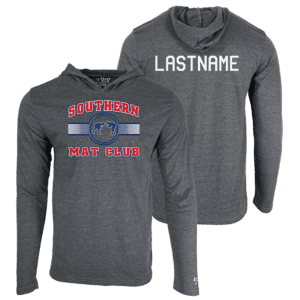 Southern Mat Club Custom Heat Press Long Sleeve Hoodie T-Shirt