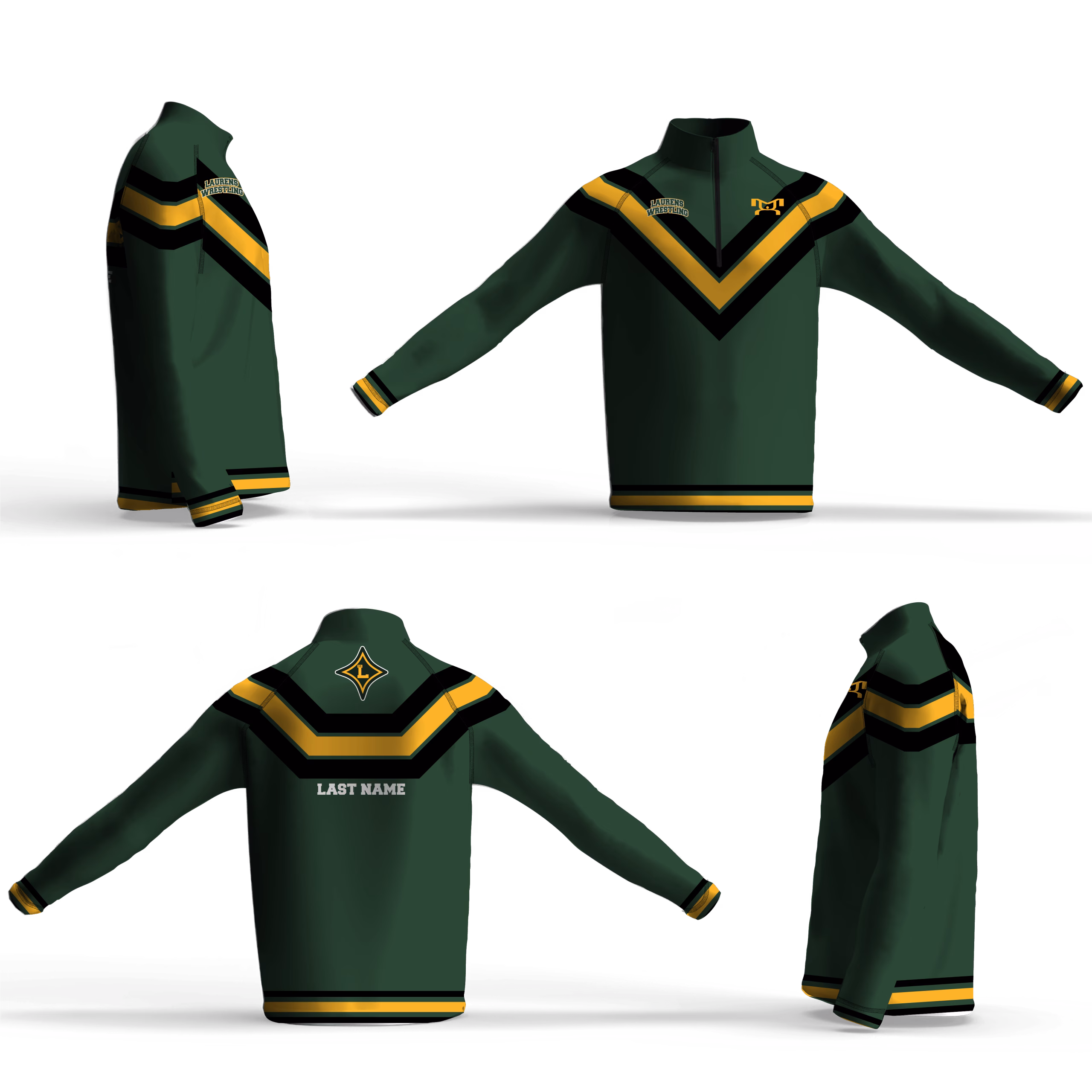 Laurens High School Intrepid Quarter Zip