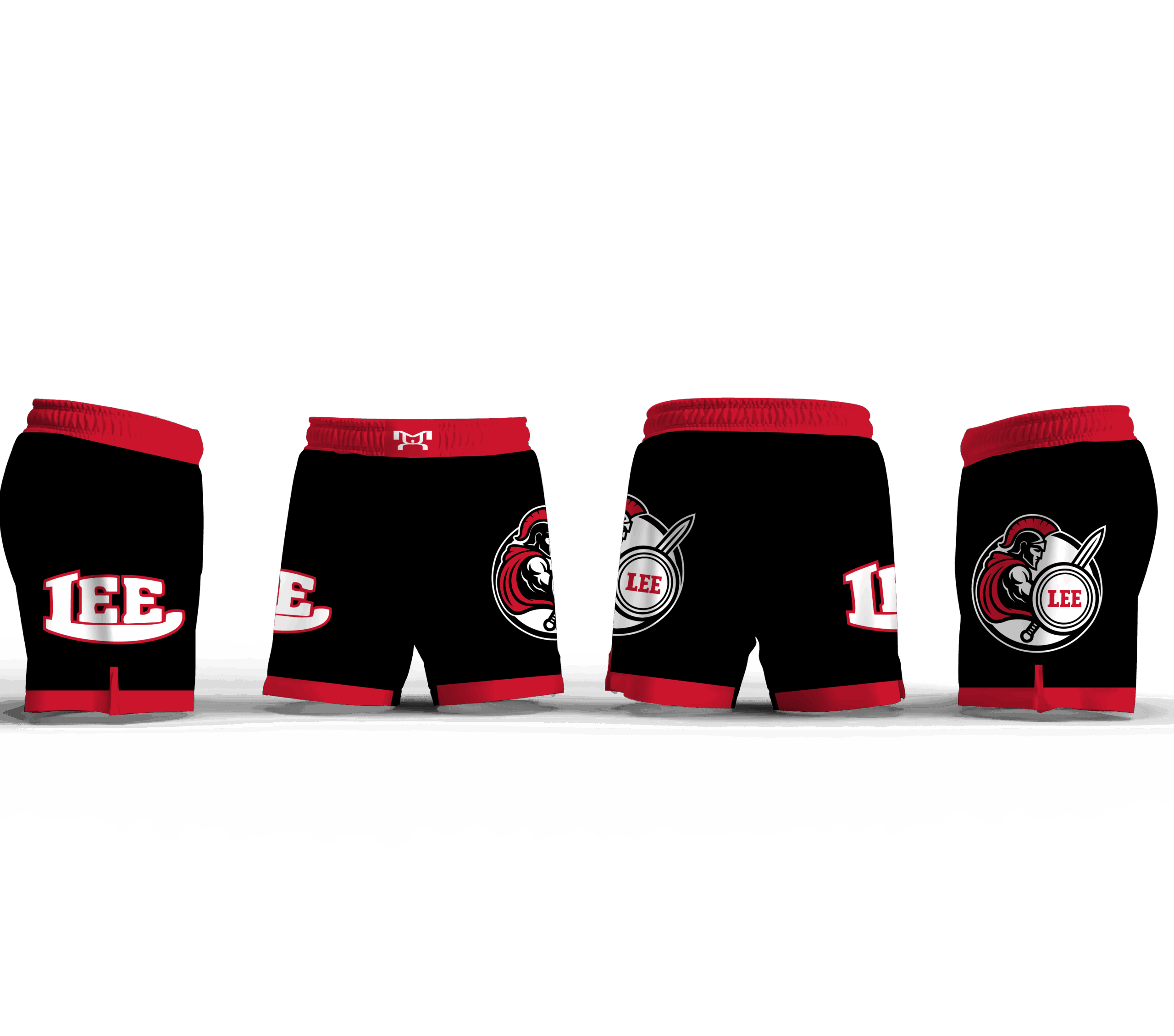 Lee County MS/HS Men's 6" Fight Short