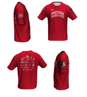 Lee County MS/HS Red Loose Short Sleeve Dri-Fit