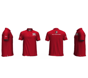 Lee County MS/HS Red Men's Custom Polo