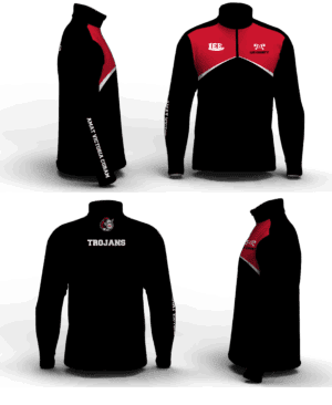 Lee County MS/HS Men's Mid-Weight Custom Quarter Zip