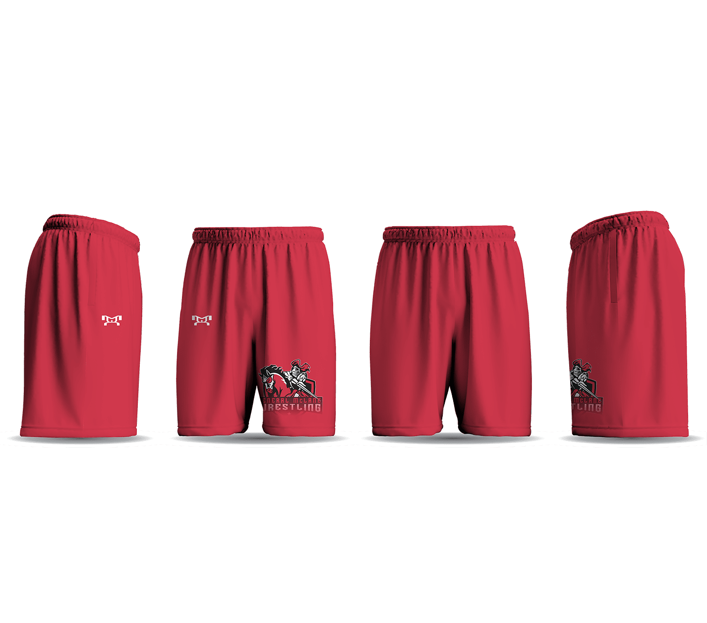 General McLane High School Red Evolve Mesh Short
