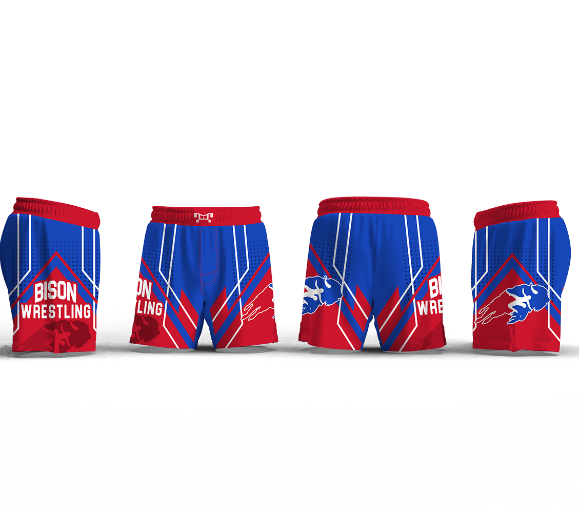 Bison WC PA 16441 Men's 6" Fight Short