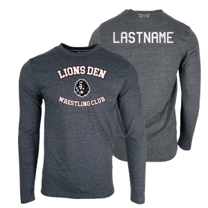 The Lions Den Wrestling Club Heat Press Long Sleeve T-Shirt
