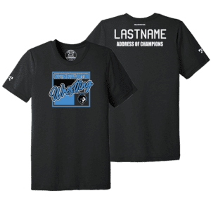 South Burlington High School Black Address Of Champions Heat Press T Shirt