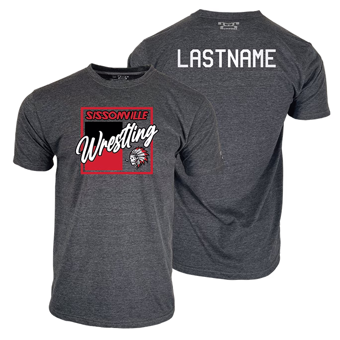 Sissonville JR Wrestling Custom Heat Press Short Sleeve T-Shirt