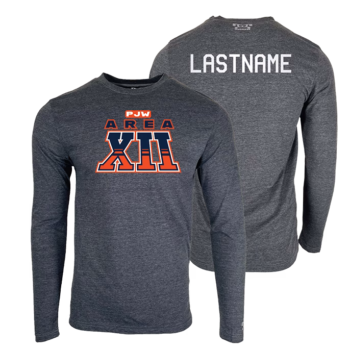 PJW Area XII Custom Heat Press Long Sleeve T-Shirt