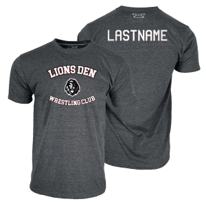 The Lions Den Wrestling Club Heat Press Short Sleeve T-Shirt