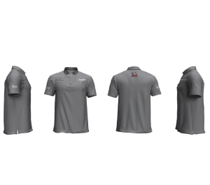 General McLane High School Grey Men's Custom Polo