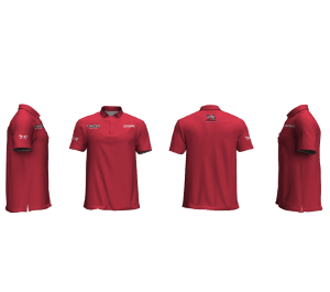 General McLane High School Red Men's Custom Polo