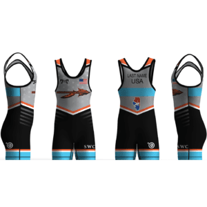 Sandwich Wrestling Club Blue Freestyle Men's Singlet