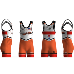 Sandwich Wrestling Club Red Freestyle Men's Singlet