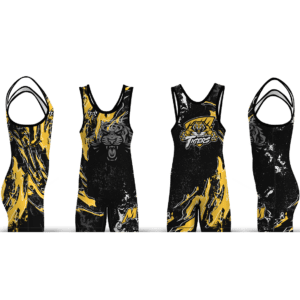 Maplewood Junior Wrestling Yellow Men's Singlet