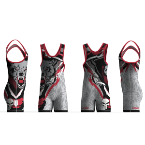 Wolfpack Wrestling Red Men's Singlet