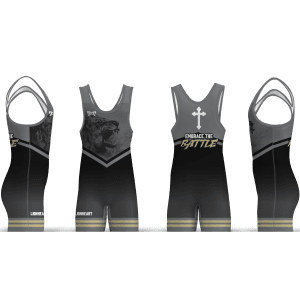 Lionheart Wrestling Club GREY Men's Singlet