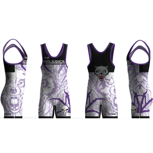 Wolfpack Wrestling Purple Men's Singlet