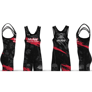 Savage Wrestling Club Red Men's Singlet