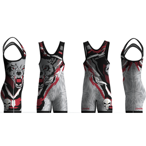 Wolfpack Wrestling Red Men's Singlet