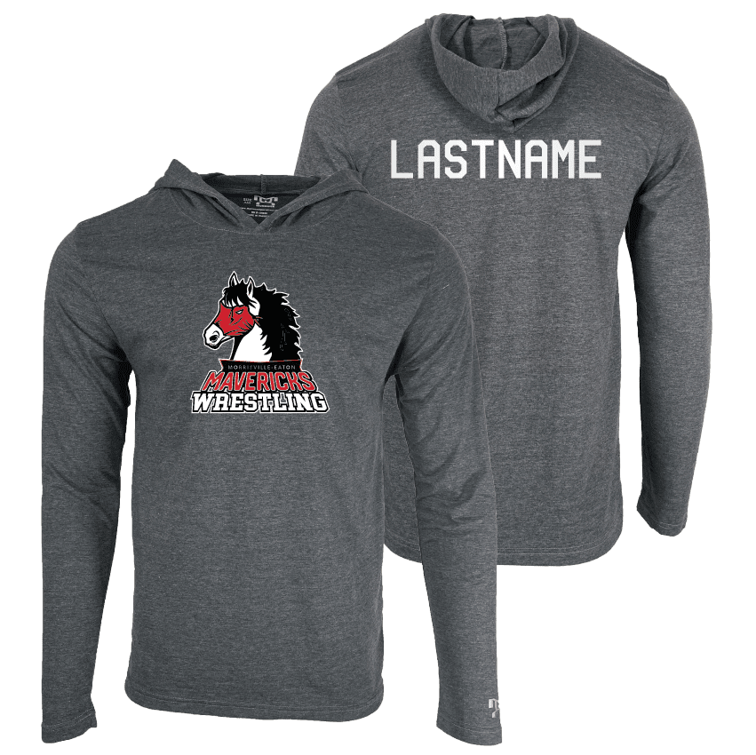 Morrisville HS NY 13406 Custom Heat Press Long Sleeve Hoodie T-Shirt