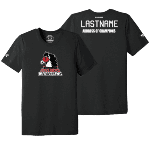 Morrisville HS NY 13406 Black Address Of Champions Heat Press T Shirt