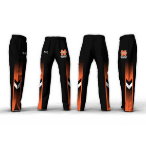 Northampton HS Girls Orange and Black Athletic Pant (Tapered/Zipper)