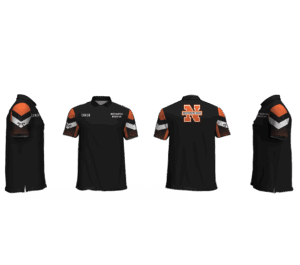 Northampton HS Girls Coach Black Men's Custom Polo