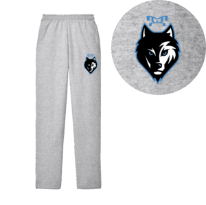 South Burlington High School Heat Press Custom Grey Decal Sweatpants