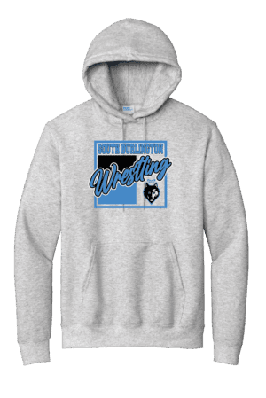 South Burlington High School Grey Heat Press Screen Printed Hoodie
