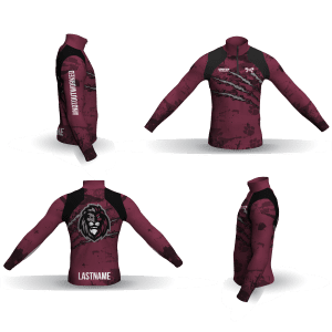 The Lions Den Wrestling Club Men's Light-Weight Custom Quarter Zip