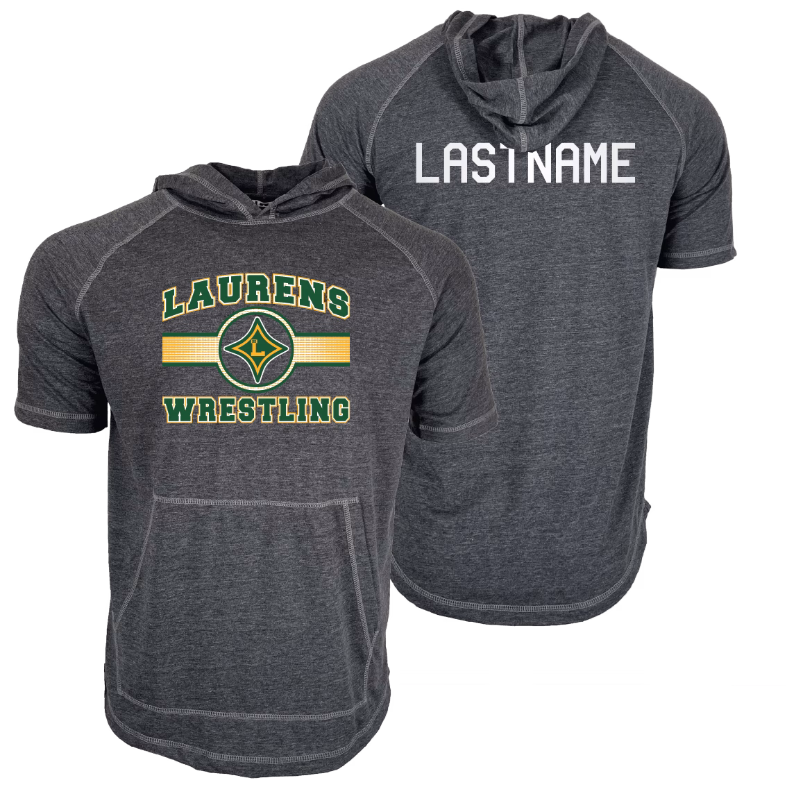 Laurens High School Custom Heat Press Short Sleeve Hoodie T-Shirt 2026