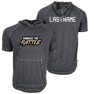 Lionheart Wrestling Club Custom Heat Press Short Sleeve Hoodie T-Shirt