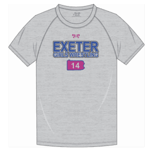 Exeter HS Girls Wrestling Custom Sublimated Decal T-Shirt