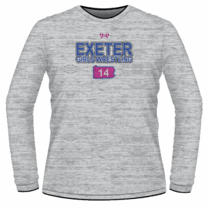Exeter HS Girls Wrestling Custom Sublimated Decal Long Sleeve