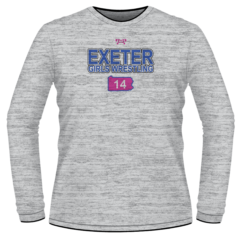 Exeter HS Girls Wrestling Custom Sublimated Decal Long Sleeve