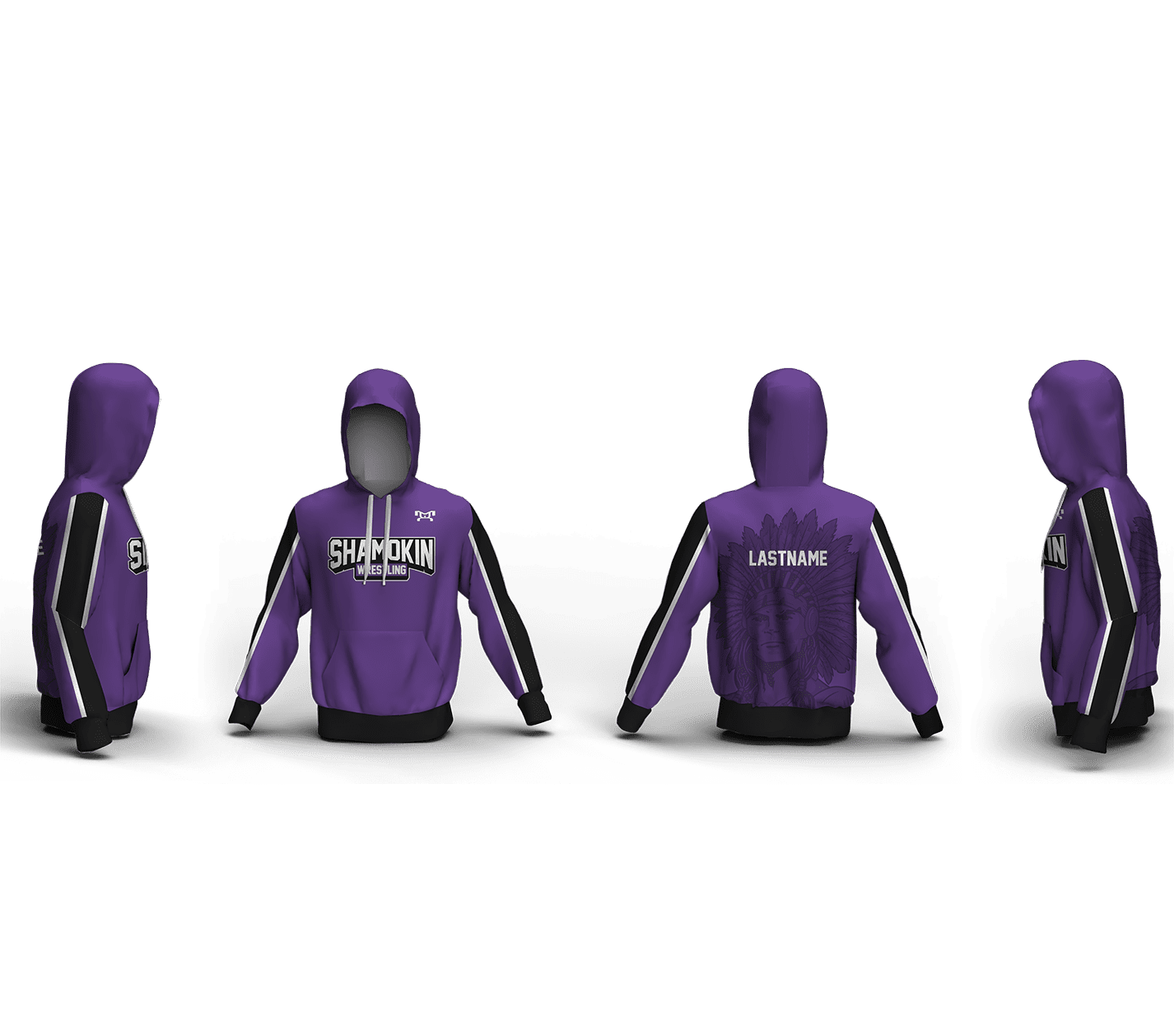 Shamokin Elementary Custom Unisex Sublimated Hoodie