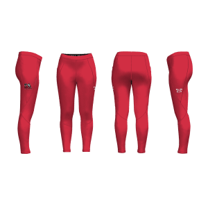 General McLane High School Red Women's Full Length Pocket Leggings