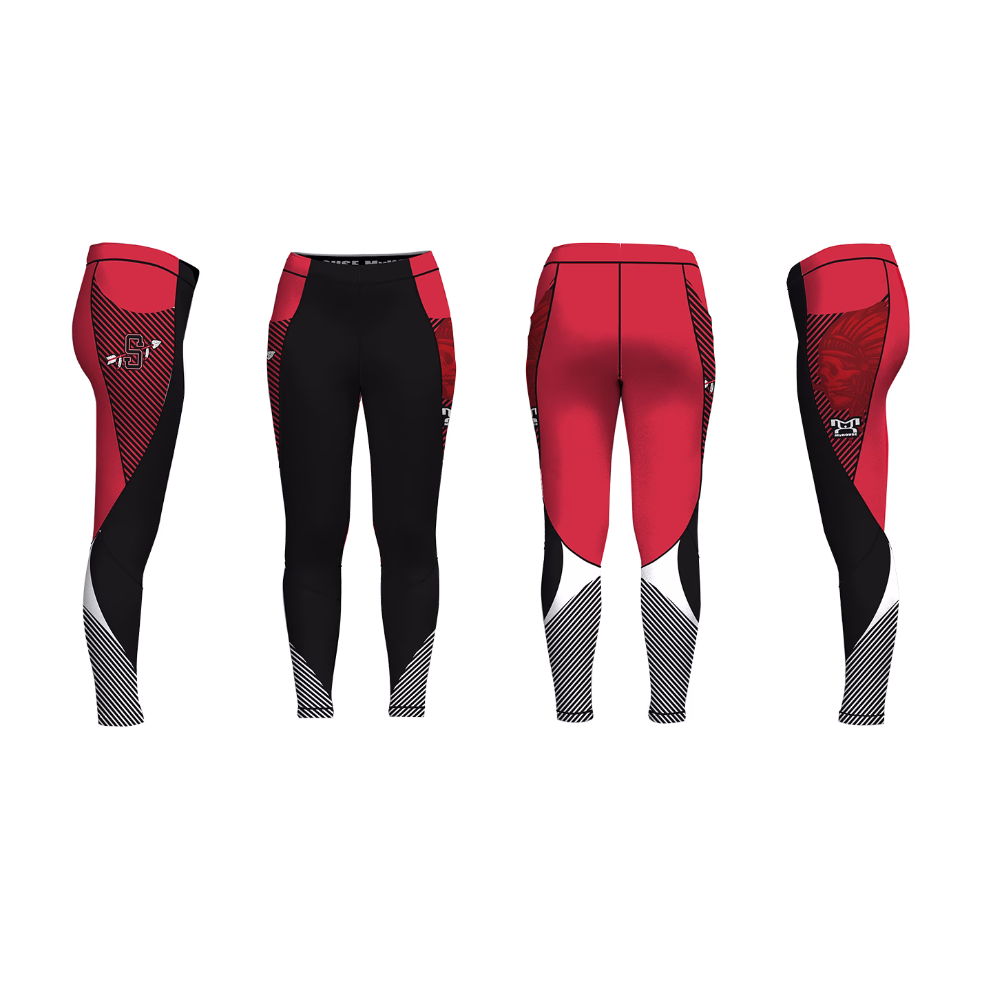 Sissonville JR Wrestling Women's Full Length Pocket Leggings