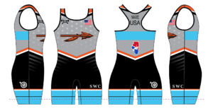 Sandwich Wrestling Club Blue Women's Racerback Singlet