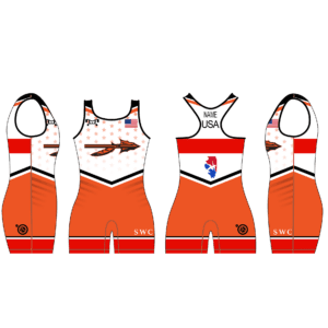 Sandwich Wrestling Club Red Freestyle Women's Racerback Singlet