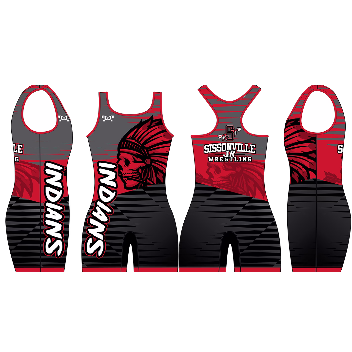 Sissonville JR Wrestling Women's Racerback Singlet