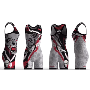 Wolfpack Wrestling Red Women's Racerback Singlet